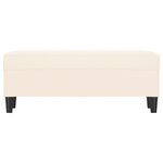 Banc banquette 100 x 35 x 41 cm velours crème 02_0010472
