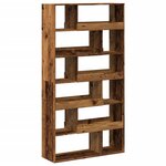 vidaXL Bibliothèque vieux bois 100x33x187 5 cm bois d'ingénierie