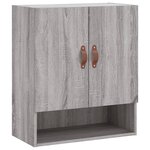 vidaXL Armoire murale sonoma gris 60x31x70 cm bois d'ingénierie