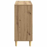 vidaXL Buffet Chêne artisanal 89 x 34 5 x 80 cm Bois d'ingénierie