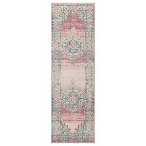 vidaXL Tapis ARBIZU intérieur extérieur design vintage 80x250 cm