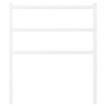 vidaXL Tête de lit de remplacement métal blanc 80 cm