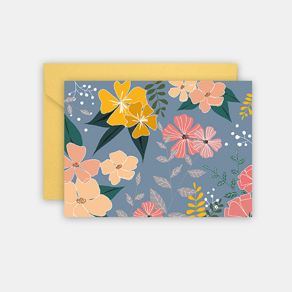 Carte pour dire un mot - vintage blossom