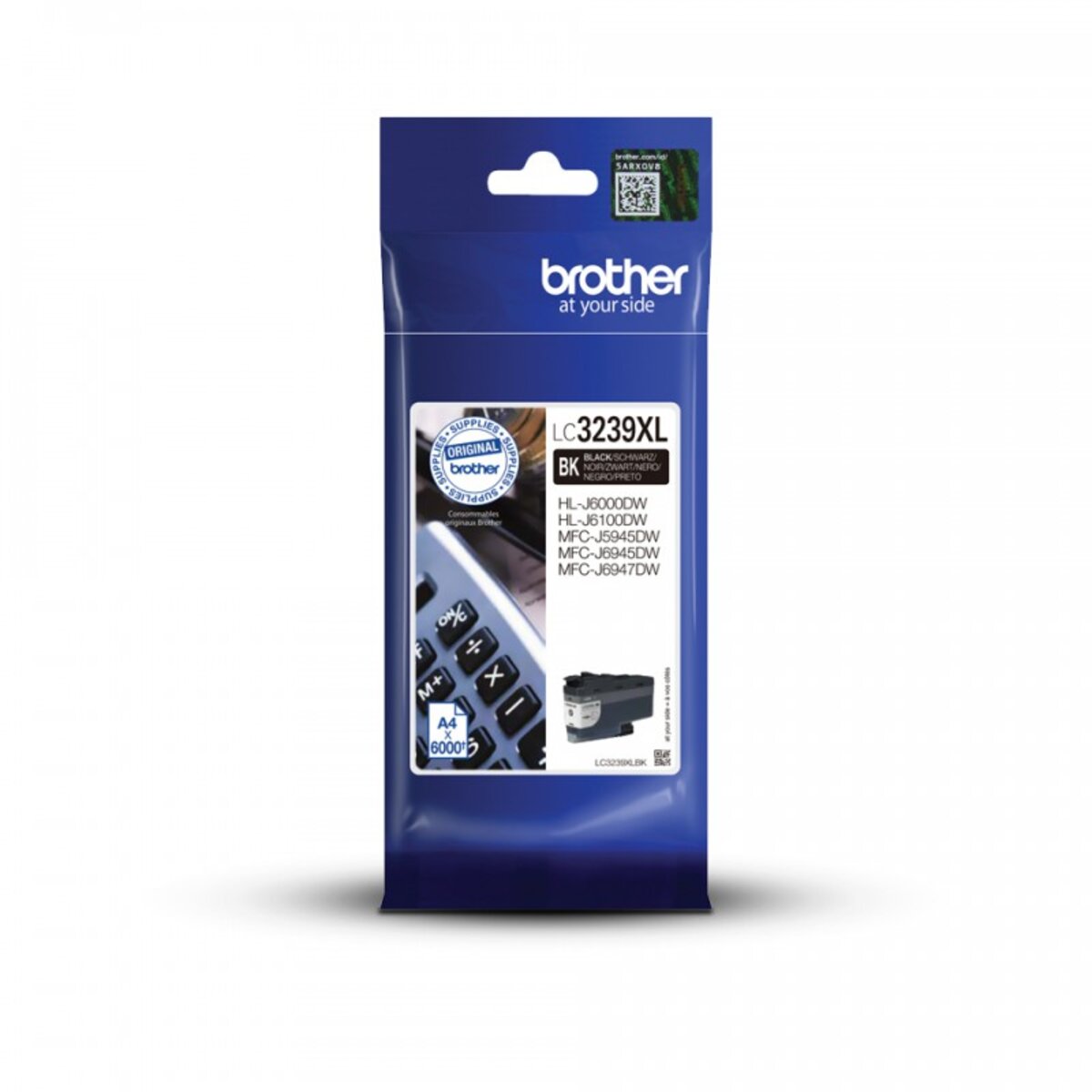 Brother LC-3239XLBK Ink Cartridge 1 Pcs Original High XL Yield Black Lc3239xlbk