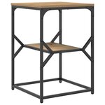 Table d'appoint vidaXL Artisan Chêne 41x40x60 cm Bois d'ingénierie