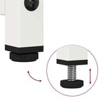 vidaXL Buffet blanc 100 5x39x107 cm acier laminé à froid