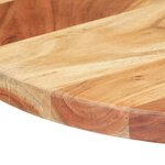 vidaXL Table de bistro Ø60x76 cm Bois d'acacia massif