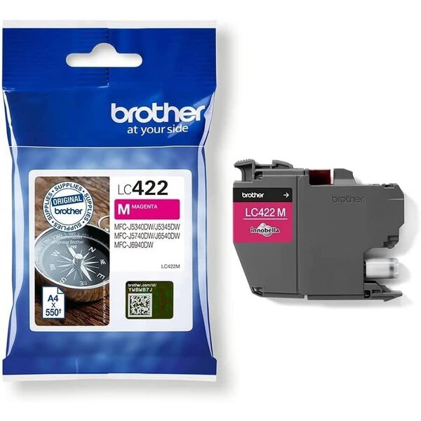 Cartouche d'encre lc422m magenta brother