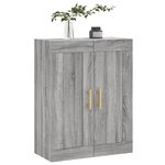 vidaXL Armoire murale sonoma gris 69 5x34x90 cm bois d'ingénierie