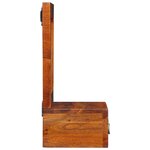 vidaXL Meuble mural Marron 40 x 20 x 50 cm Bois d'acacia massif