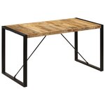 vidaXL Table à manger 140x70x75 cm Bois de manguier massif