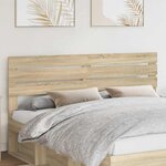 vidaXL Tête de lit Chêne Sonoma 180 cm Bois d'ingénierie
