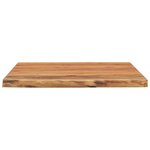 vidaXL Étagère murale 40x40x3 8cm carré massif acacia bordure assortie