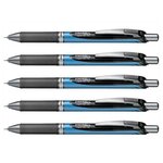 stylo roller à encre gel liquide EnerGel BLN75 Noir x 5 PENTEL