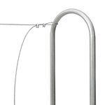 vidaXL Portant de bois de chauffage 100x25x150 cm acier galvanisé