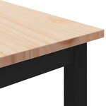 vidaXL Table basse Naturel 60 x 60 x 36 cm Bois de pin massif