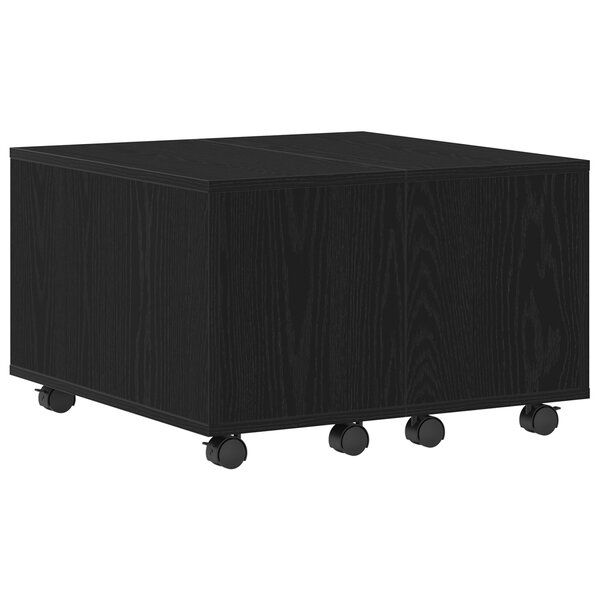 Table basse vidaXL Chêne noir 60x60x38 cm en bois aggloméré