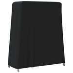 vidaXL Housse de table de ping-pong noir 165x70x185 cm oxford 420D