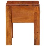 Table d'appoint vidaXL 40x30x36 cm en bois massif d'acacia