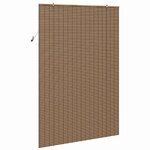 vidaXL Store de Fenêtre avec des rideaux Marron 140 x 220 cm Bambou