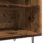 vidaXL Armoire à disques vieux bois 84 5x38x48 cm bois d'ingénierie