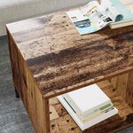 vidaXL Table basse Bois ancien 90 x 49 x 46 cm Bois d'ingénierie
