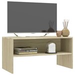vidaXL Meuble TV Chêne sonoma 80x40x40 cm Bois d’ingénierie