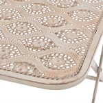 vidaXL Mobilier de bistro 3 Pièces Acier Blanc