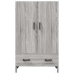 vidaXL Buffet haut sonoma gris 69 5x31x115 cm bois d'ingénierie