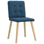 vidaXL Chaises à manger lot de 2 bleu tissu