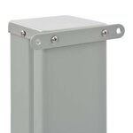vidaXL Auvent latéral rétractable de patio 100 x 300 cm Noir