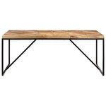 vidaXL Table à dîner 180x90x76 cm Bois massif d'acacia et de manguier