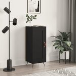 vidaXL Buffet Noir 34 5x34x90 cm Bois d'ingénierie