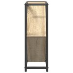 vidaXL Étagère à vin Chêne sonoma 51 x 18 x 52 5 cm Bois d'ingénierie