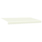 vidaXL Auvent Rétractable Crème 350 x 200 cm tissu