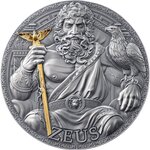 Pièce de monnaie en Argent 3000 Francs g 93.3 (3 oz) Millésime 2025 Great Greek Mythology ZEUS