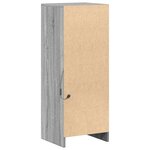 vidaXL Buffet avec LED sonoma gris 38x34x100 cm bois d'ingénierie