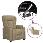 vidaXL Fauteuil Cappuccino Similicuir
