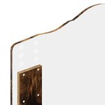 vidaXL Tête de lit avec tête de lit Chêne fumé 75 cm Bois d'ingénierie