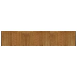 vidaXL Tapis rectangulaire marron 60x300 cm bambou