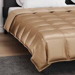 vidaXL Duvet complet toute l'année 220 x 260 cm 300 gsm Doré