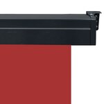 vidaXL Auvent latéral de balcon 60x250 cm Rouge