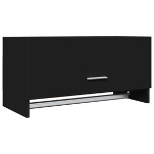 vidaXL Garde-robe noir 70x32 5x35 cm bois d'ingénierie