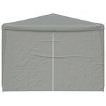 vidaXL Tente de fête 1200 x 300 x 255 cm Gris clair PE et acier