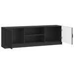 vidaXL Meuble TV Noir 150 x 31 x 47 cm Bois d'ingénierie