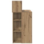 vidaXL Bureau chêne artisanal 90x48x101 5 cm en bois d'ingénierie
