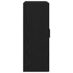 vidaXL Meuble mural Chêne noir 69 5 x 34 x 90 cm Bois d'ingénierie