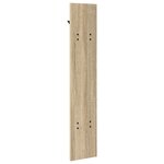 vidaXL Porte-manteau mural Chêne sonoma 20 x 1.5 x 100 cm