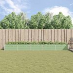 vidaXL Jardinière Vert pastel 195 x 100 x 45 cm Acier galvanisé