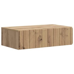 vidaXL Table d'appoint murale 59 x 34 5 x 17 cm Bois d'ingénierie